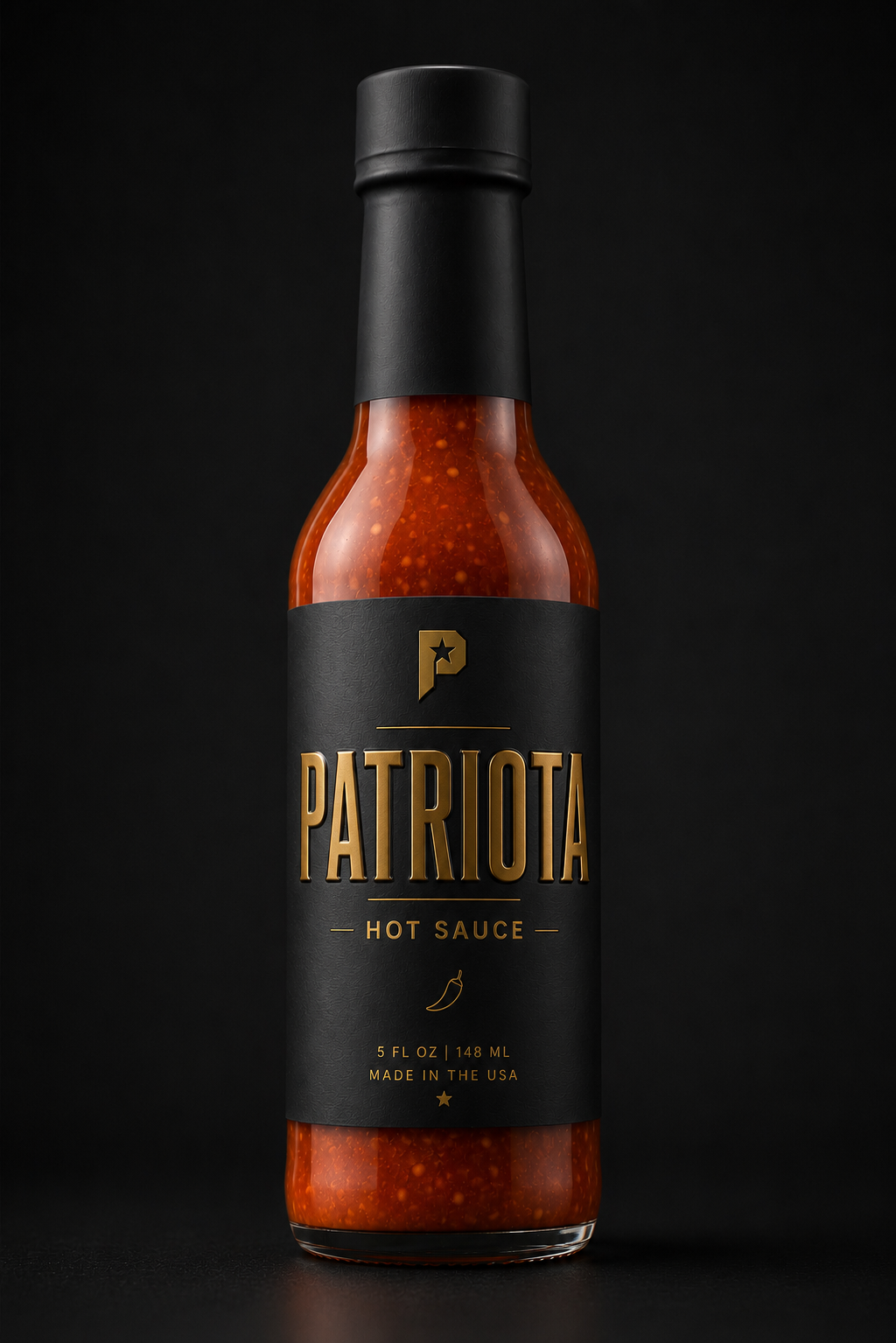 Patriota Original hot sauce bottle
